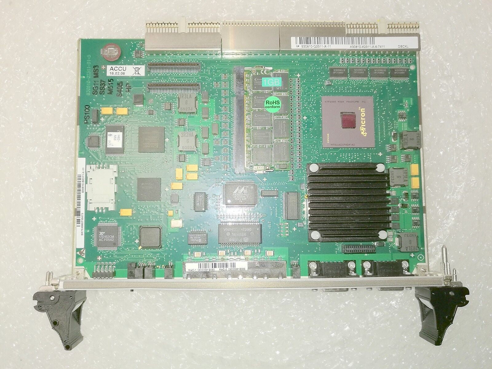 + Siemens Data Switch Processor Board S30810-Q2311-X-D5-x-11