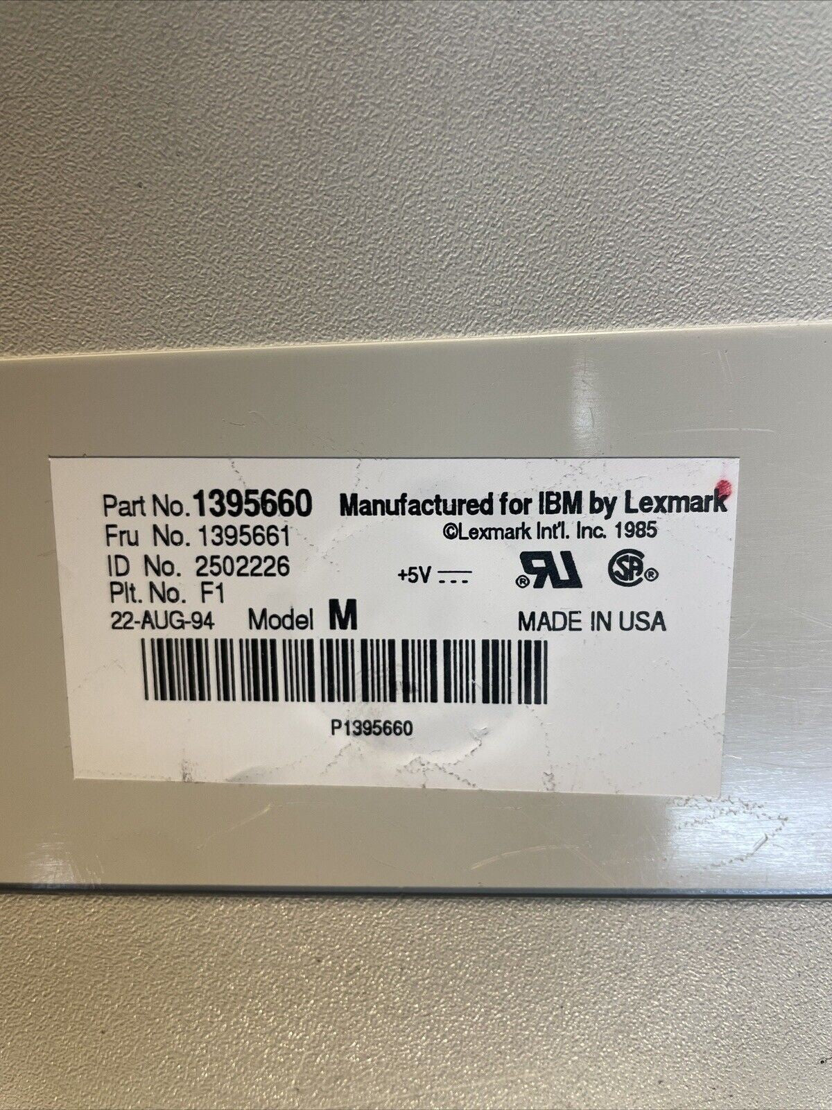 Nice ~ IBM 3487 InfoWindow II Display Station 1993 with IBM P/N 1395660 keyboard