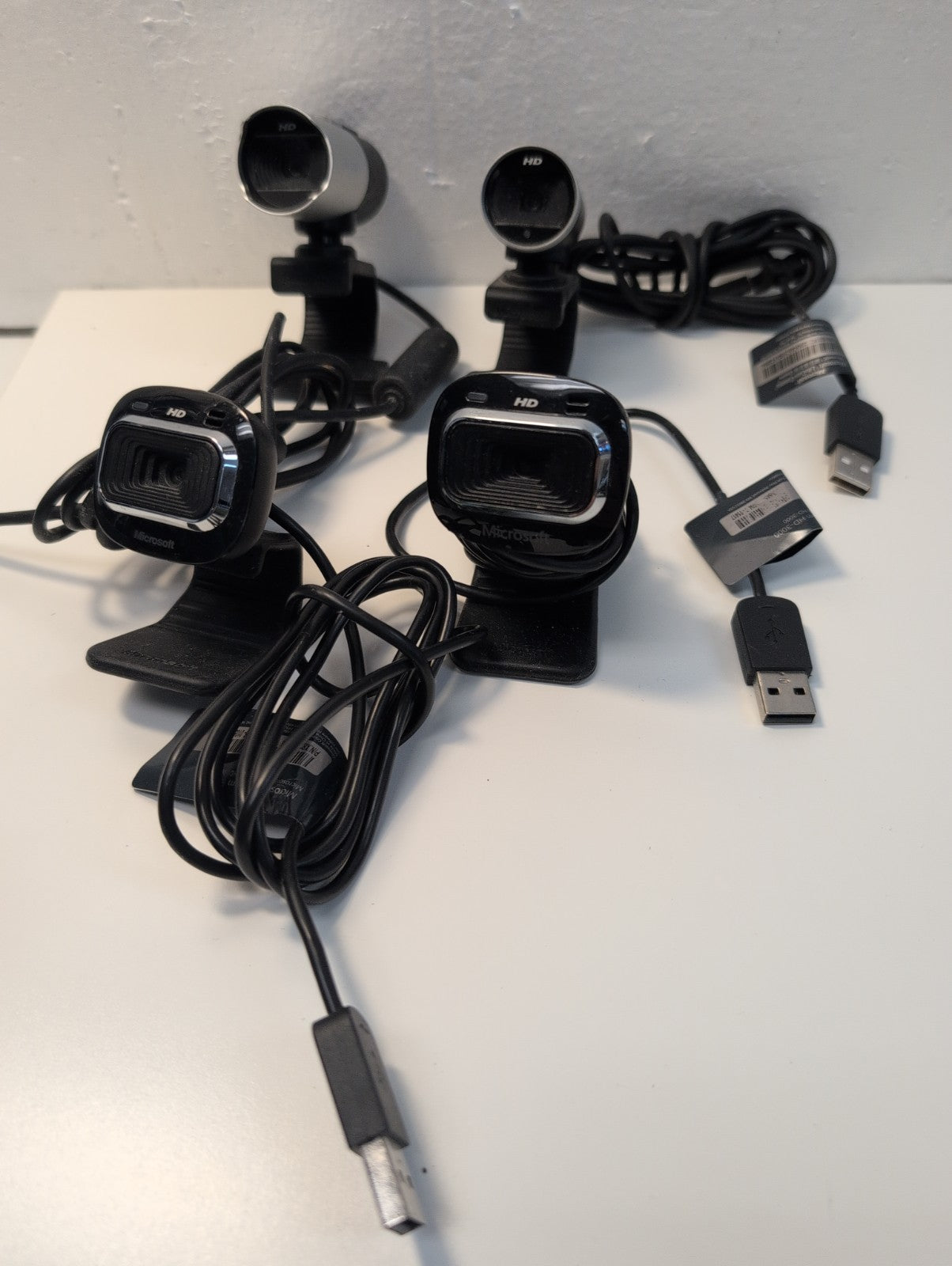 🔥 4x Microsoft Lifecam Computer Camera Webcam 2x HD-3000 /2x Others -