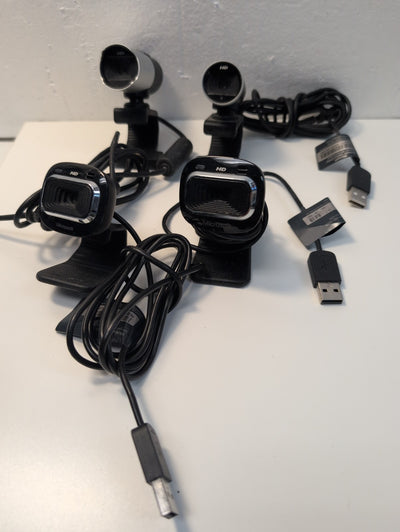 🔥 4x Microsoft Lifecam Computer Camera Webcam 2x HD-3000 /2x Others -