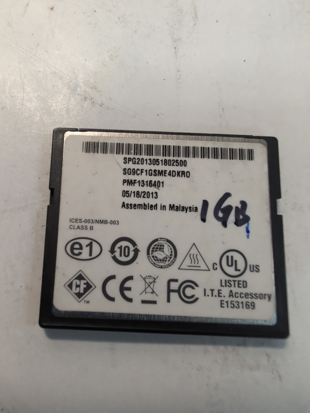 🔥XceedCF 1GB Industrial Grade CF Card – SMART Modular – Tested -