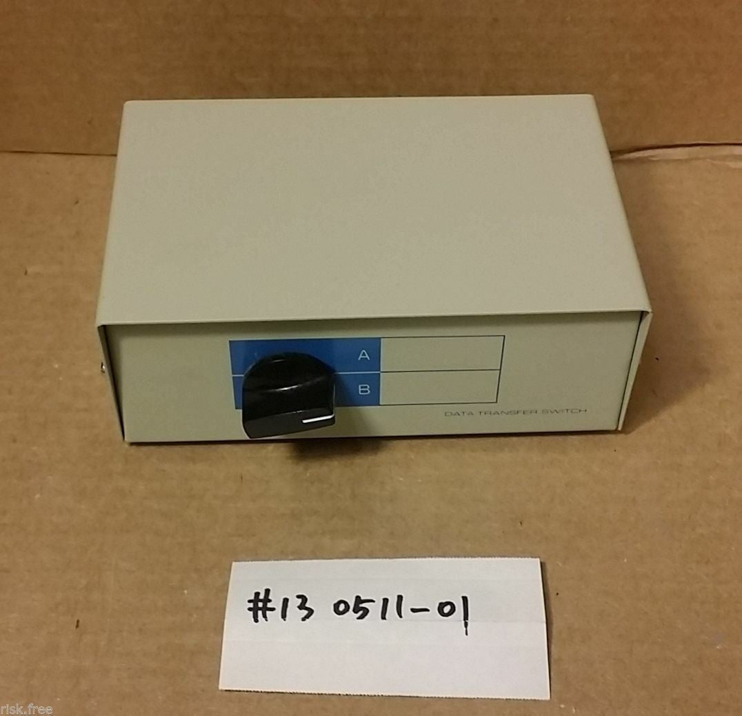 2 Port Manual Data Transfer Switch Box - TWO 25 Pin FEMALE