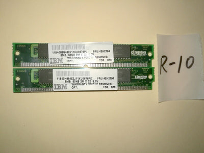 + IBM 8MB 2MX32 60NS 5.0V MEMORY RAM STICKS 42H2794 @@@