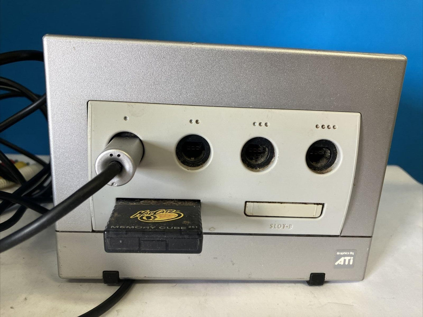 Vintage Nintendo Gamecube Console DOL-101 With 2 Controllers and Accessories ~