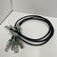 lot of 4 TurboTwin Madison Cable Type CL2 PCIe X4 Push Release Cable,3.5ft