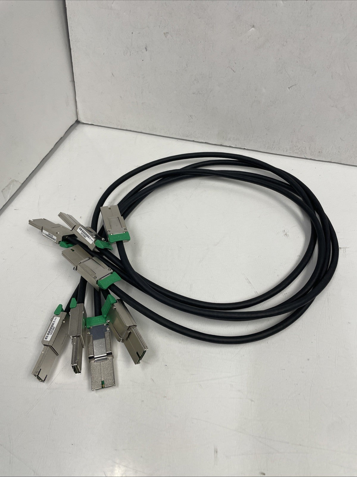 lot of 4 TurboTwin Madison Cable Type CL2 PCIe X4 Push Release Cable,3.5ft