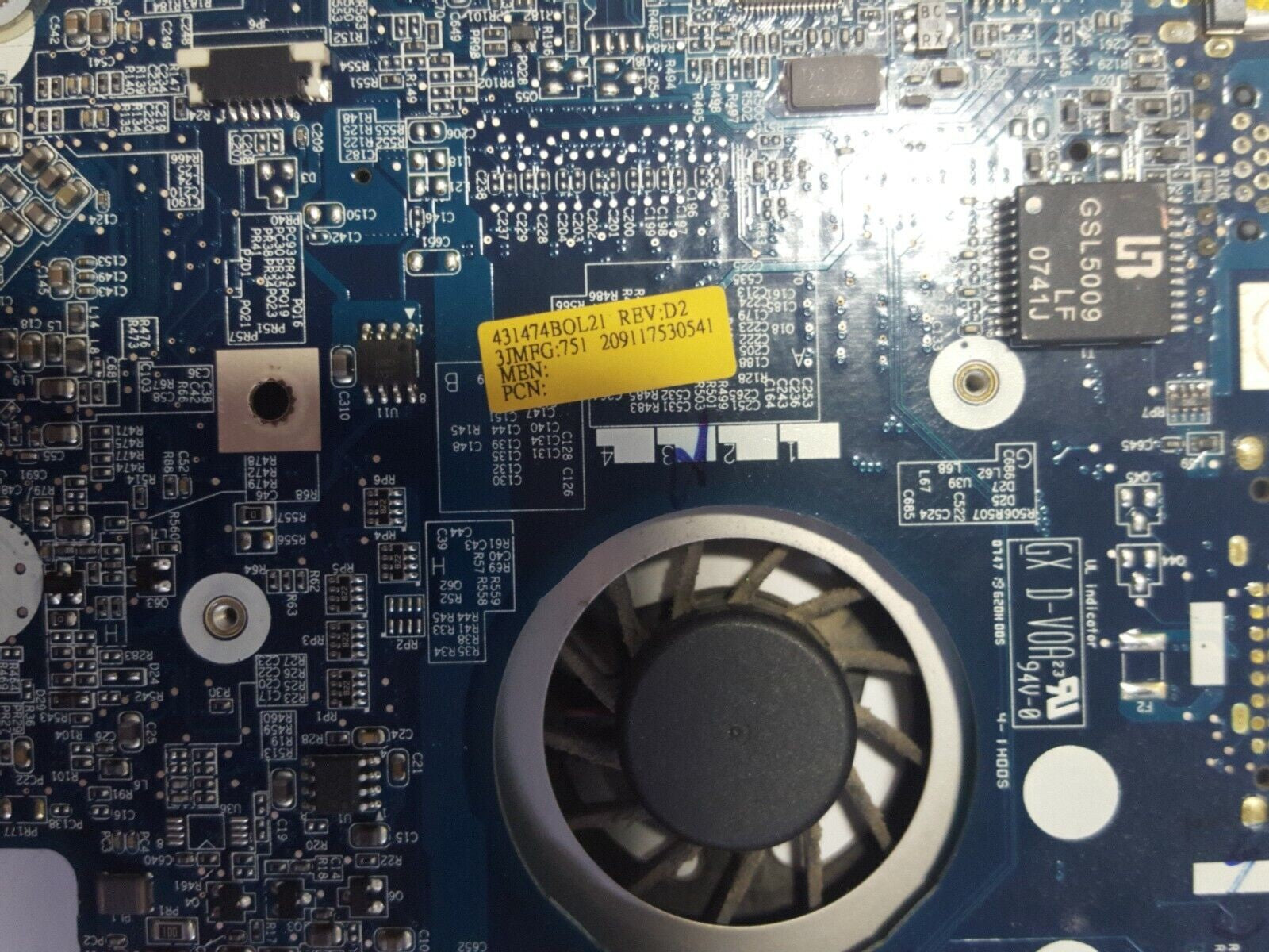 ~Untested Motherboard For Acer Aspire  7520 Series Model No: ICY70 With Processo