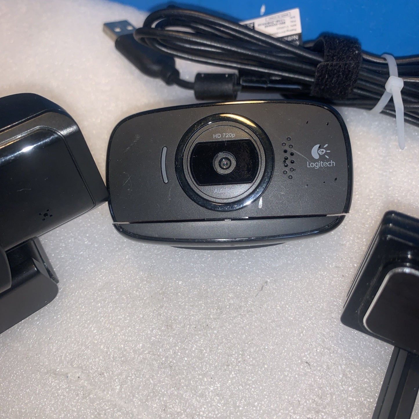 Lot of 3 USB webcam, Mixed brands