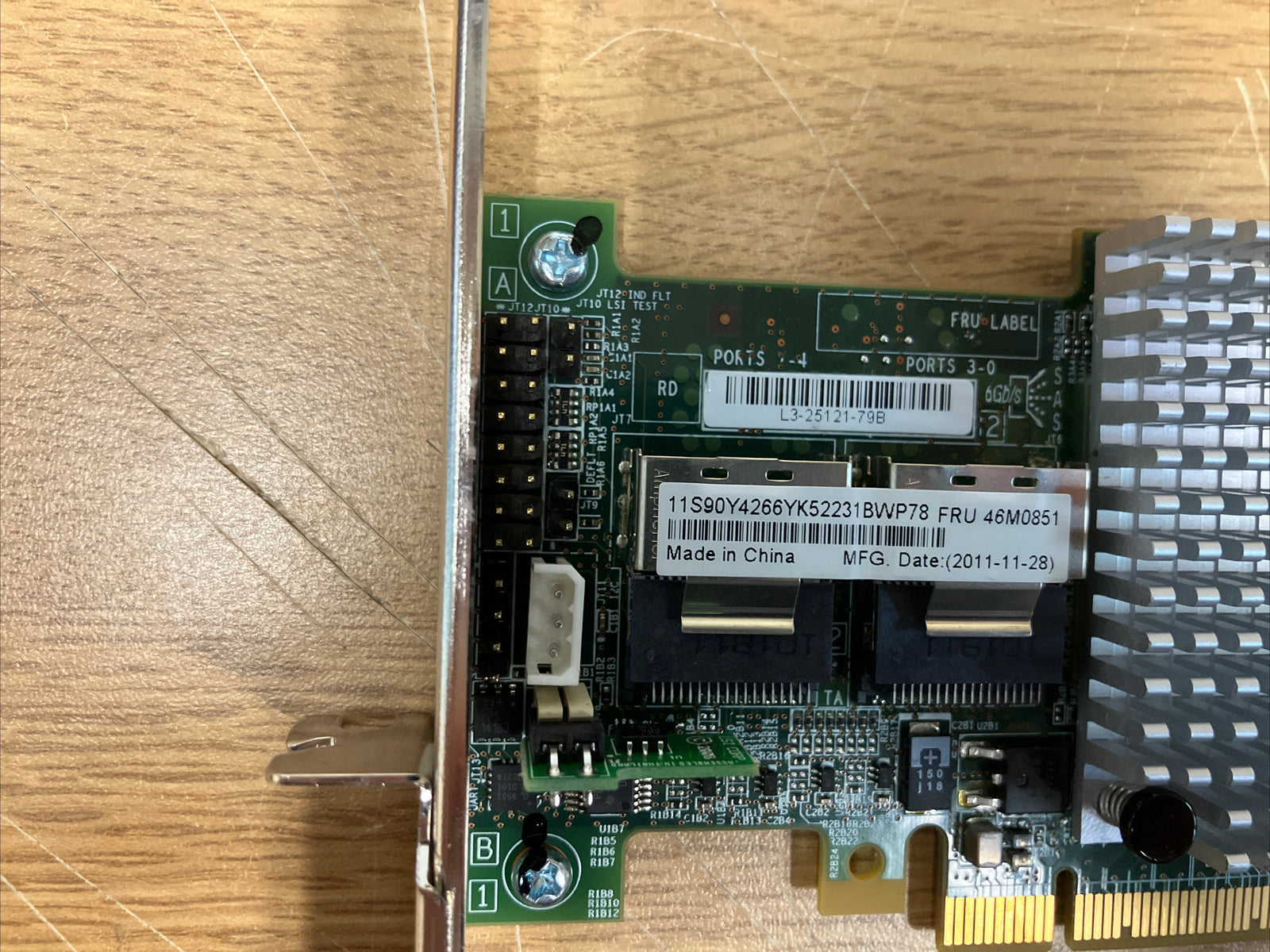 ~ Lot of 2x 46M0851 IBM ServeRAID SAS/SATA Controller. No Battery