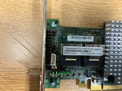 ~ Lot of 2x 46M0851 IBM ServeRAID SAS/SATA Controller. No Battery