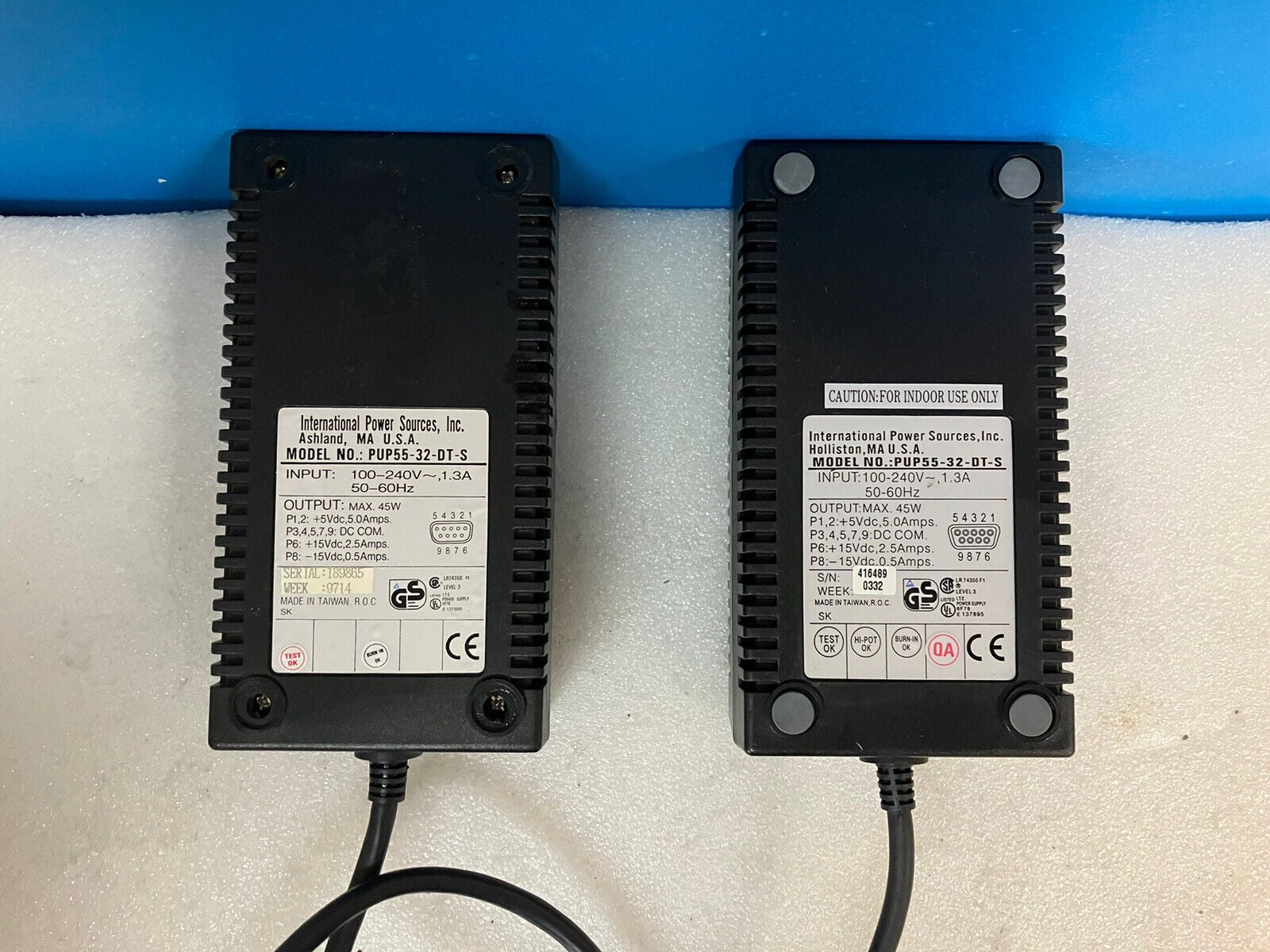 ~2x International Power Sources PUP55-32-DT-S Power Supply 100-240V 1.3A 50-60Hz