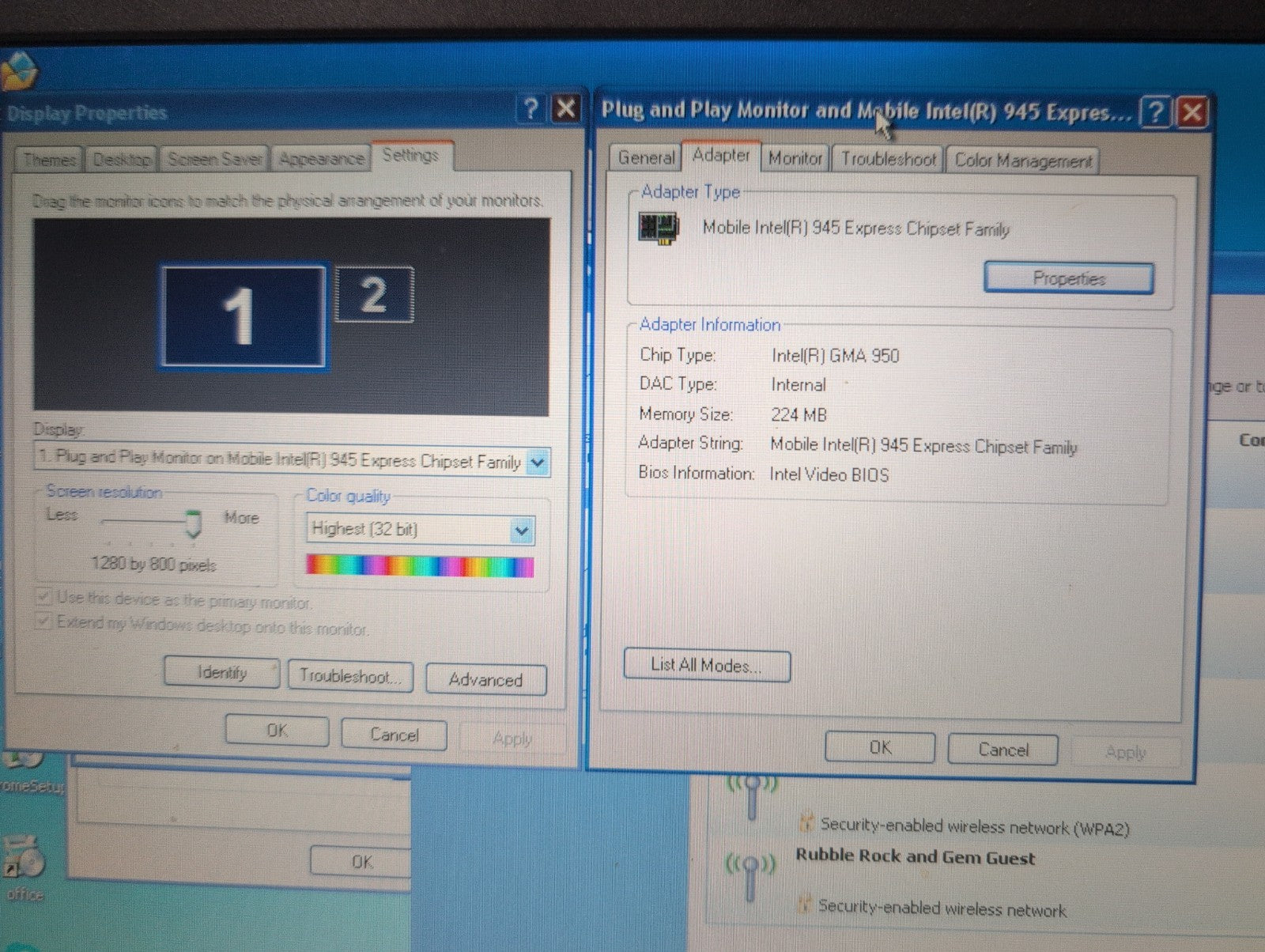 🔥 Dell Latitude D620 14" Laptop T2400 1.83Ghz /2.5GB Ram /500GB HDD/win XP -