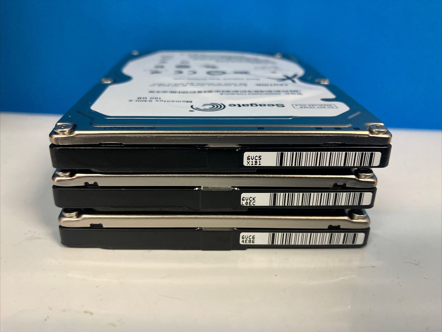 (Lot of 3x) Seagate ST9160314AS 5400 RPM 160GB 2.5" Laptop HDD 9HH13C-500 ~