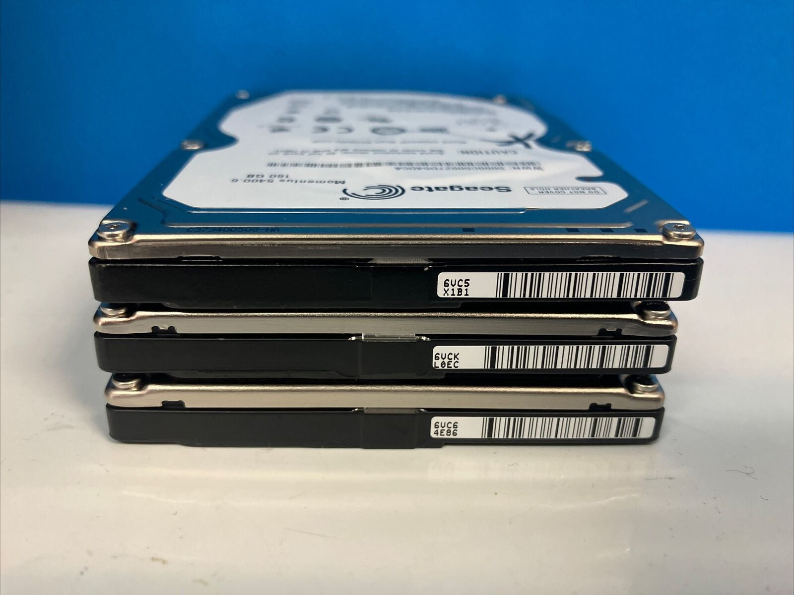 (Lot of 3x) Seagate ST9160314AS 5400 RPM 160GB 2.5" Laptop HDD 9HH13C-500 ~