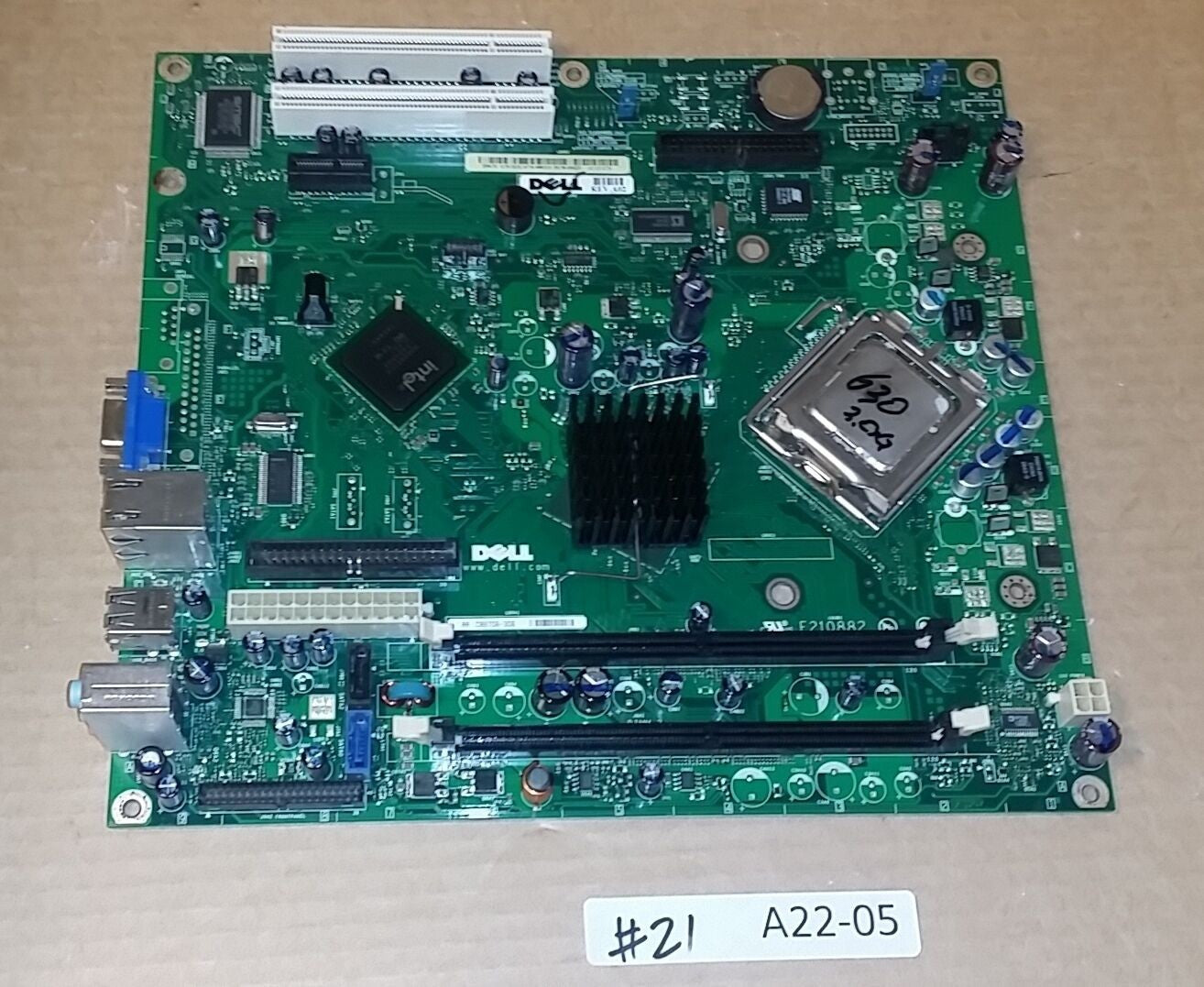 Dell JC474 0JC474 WJ770 0WJ770 Dimension 3100 Tower Motherboard w/ P4 630 @@@