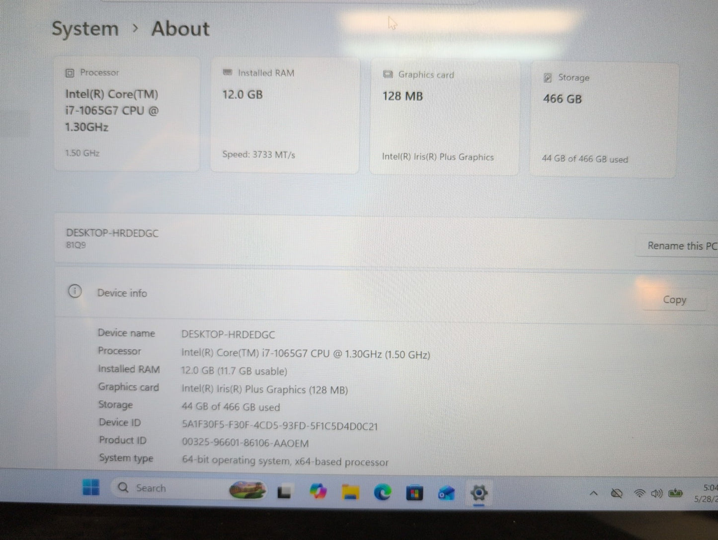 🔥 Lenovo Yoga C940 81Q9 14" TOUCH Laptop i7-1065G7/ 12GB/500GB NVMe/Win11 -