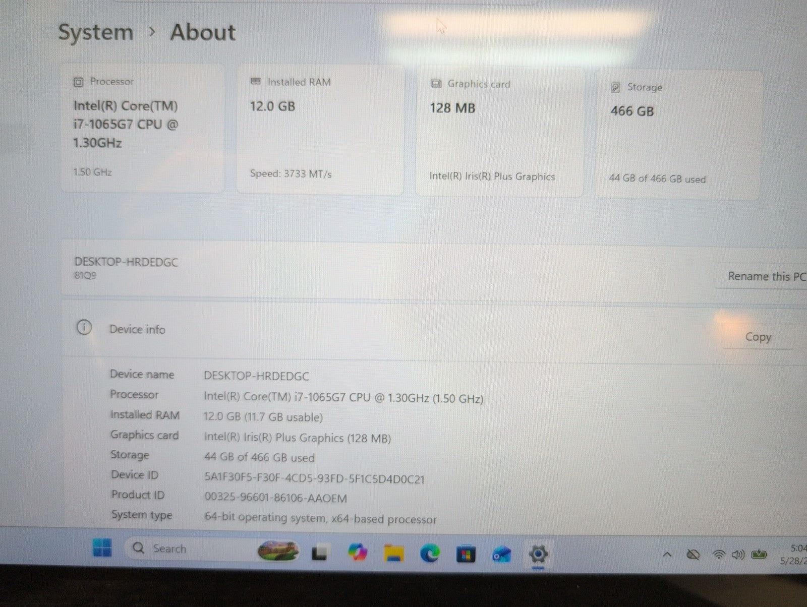 🔥 Lenovo Yoga C940 81Q9 14" TOUCH Laptop i7-1065G7/ 12GB/500GB NVMe/Win11 -