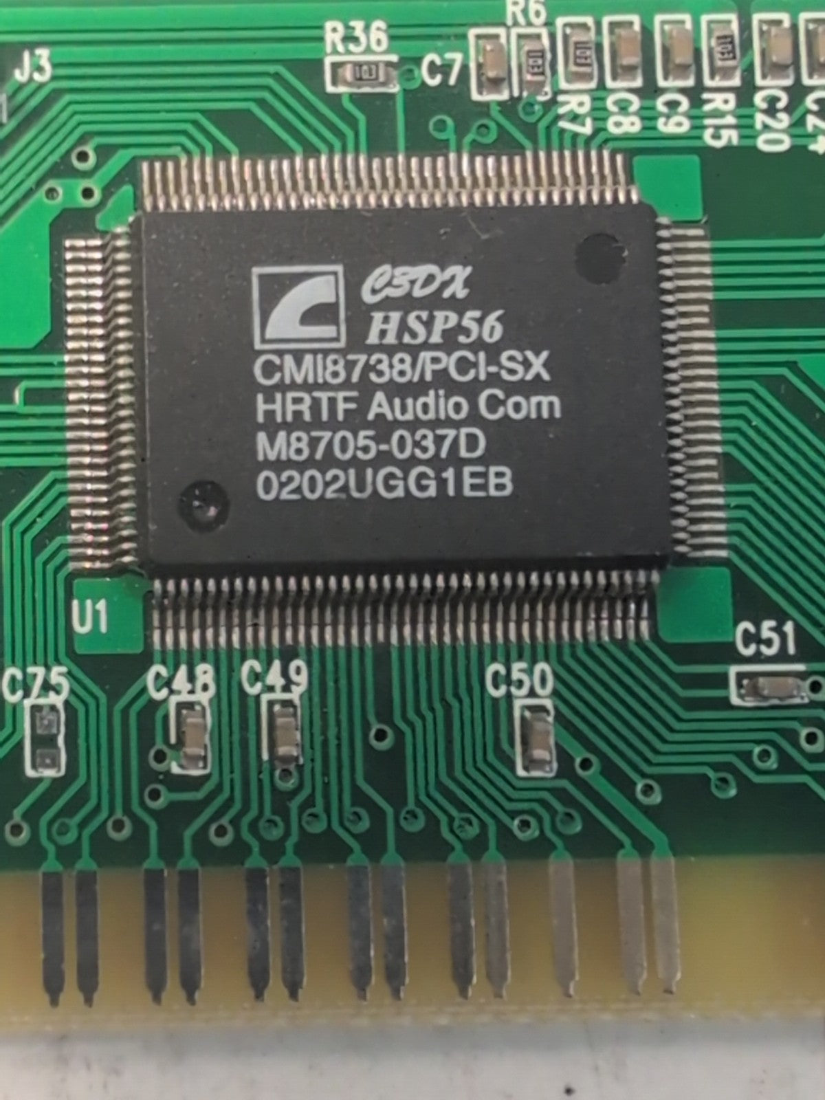 🔥 HSP56 HRTF AUDIO COM M8705 PCI SOUND CARD -