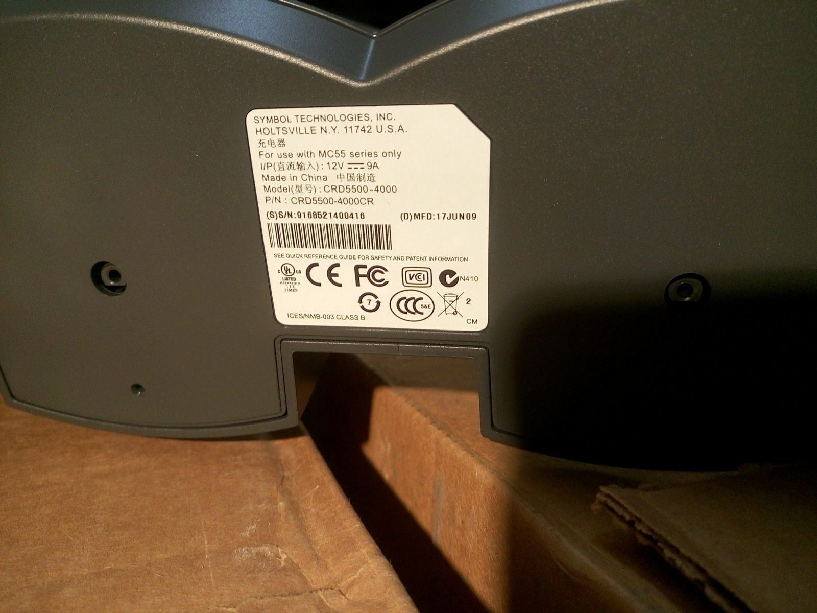 * NEW - Motorola Symbol CRD5500-4000CR 4-Slot Charging Cradle + Power Supply @@@
