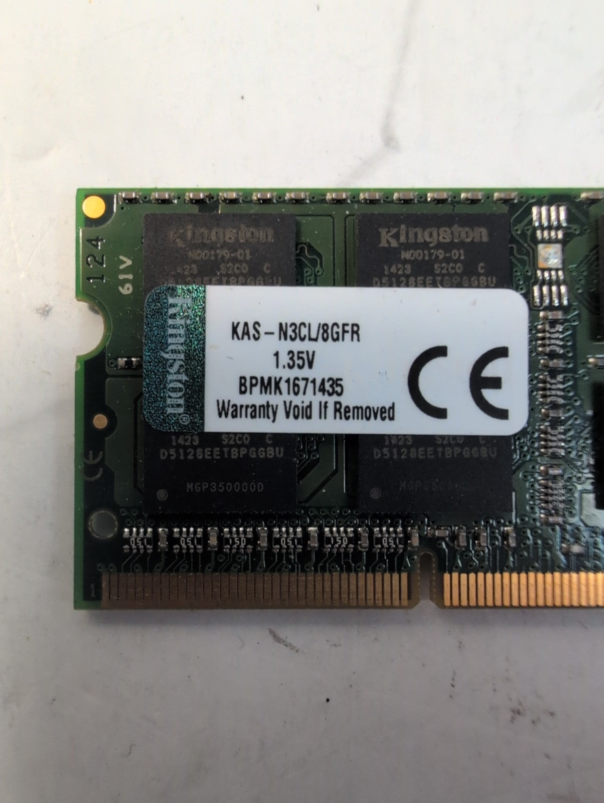 🔥 Kingston 8GB Memory RAM SO-DIMM KAS-N3CL/8GFR  Laptop Memory RAM -
