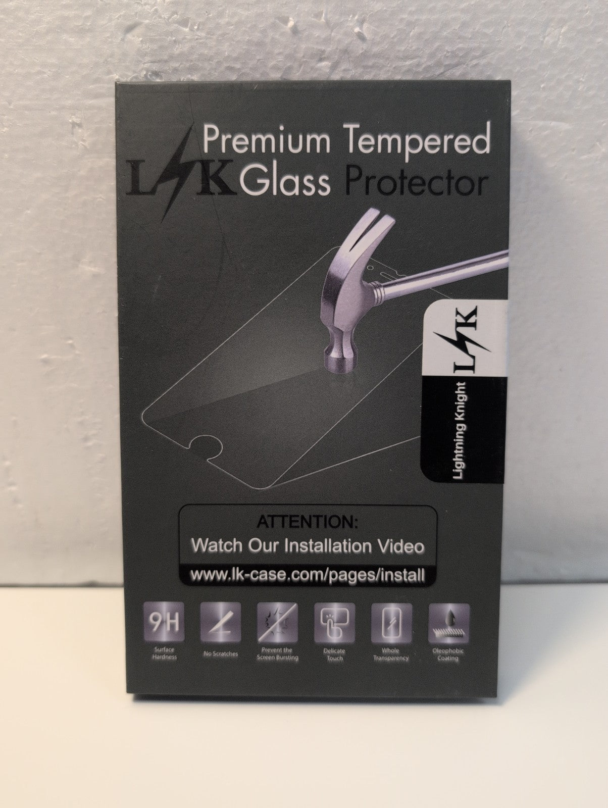 🔥 LK Premium Screen Protector Tempered Glass For Samsung Galaxy S9 Black -