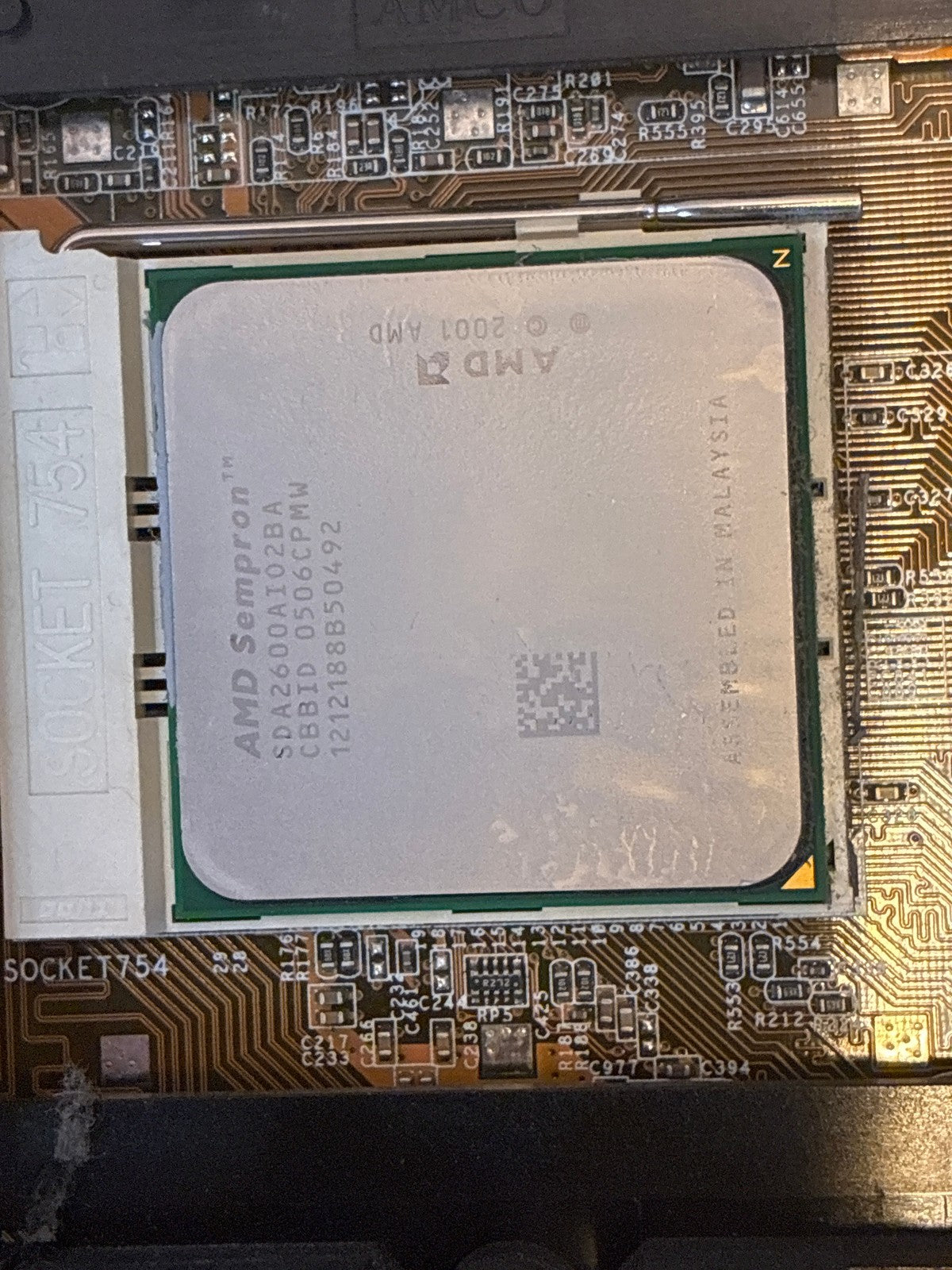 🔥 ASUS K8V-MX/S Socket 754 Motherboard with AMD Sempron 2600+ CPU