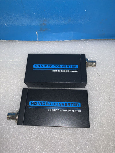 Pair Of HD 3G SDI to HDMI / SDI To HDMI Adapter Converter