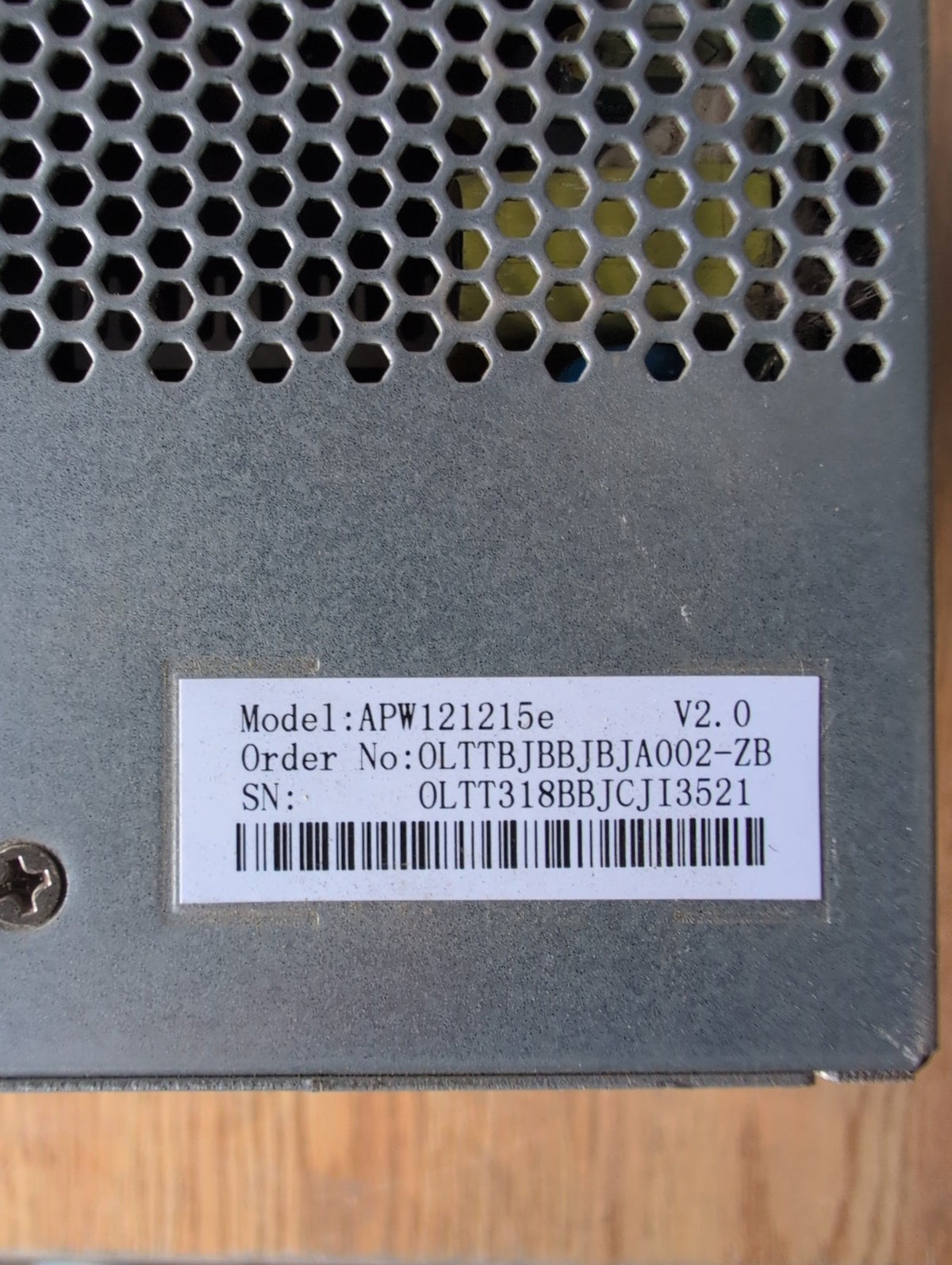 🎸 Bitmain APW121215 e Power Supply for S19 Antminer Mining Rig, 200-240V 10A