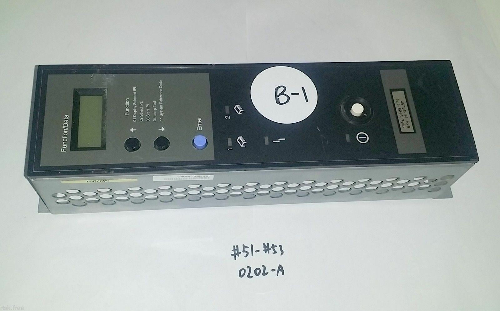 IBM 97H9108 9406-170 9406-250 Control Panel Card Assembly