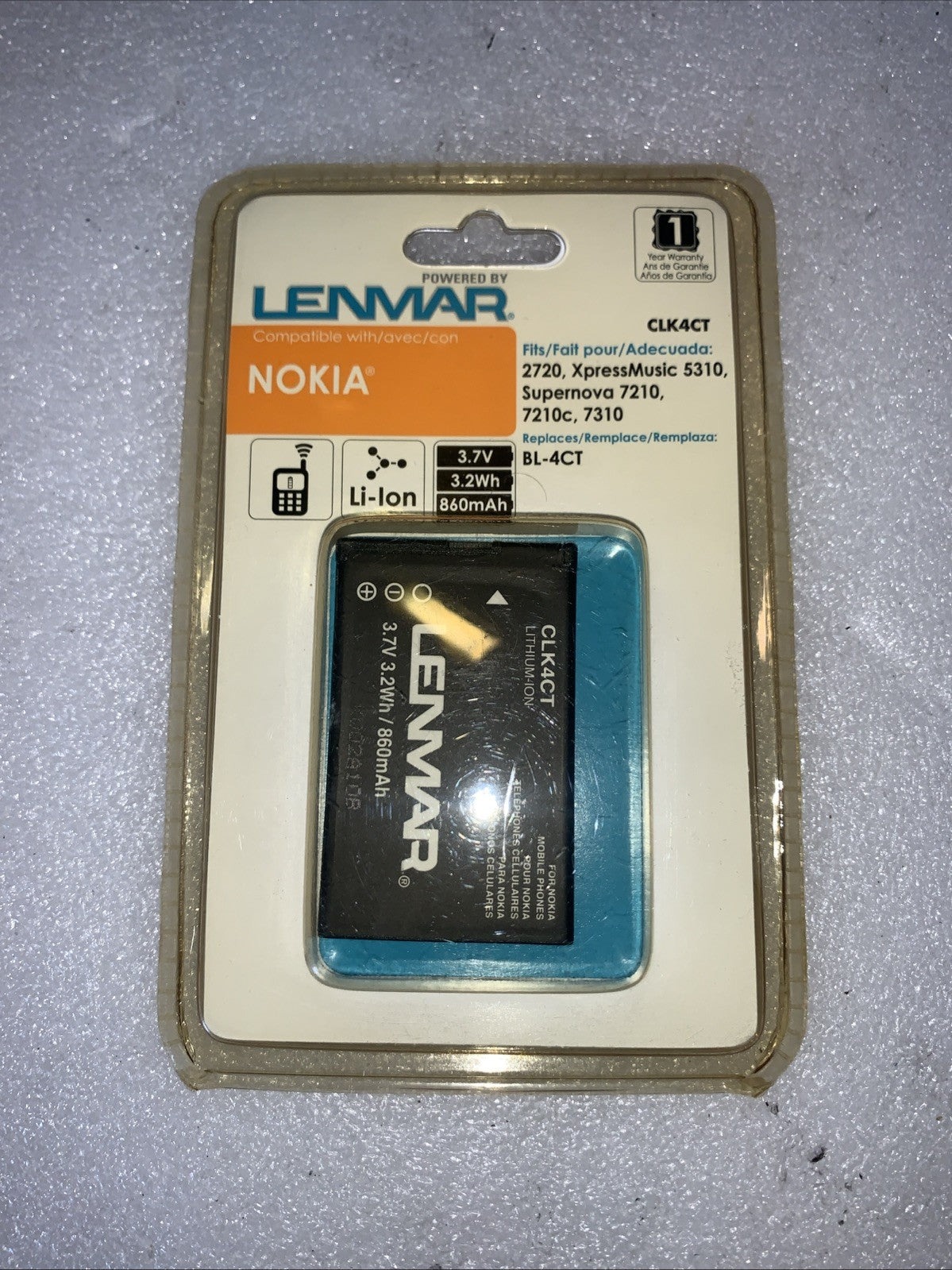 🔥 BL-4CT Replacement Battery for Nokia 2720 5310 7210 7210C 7310