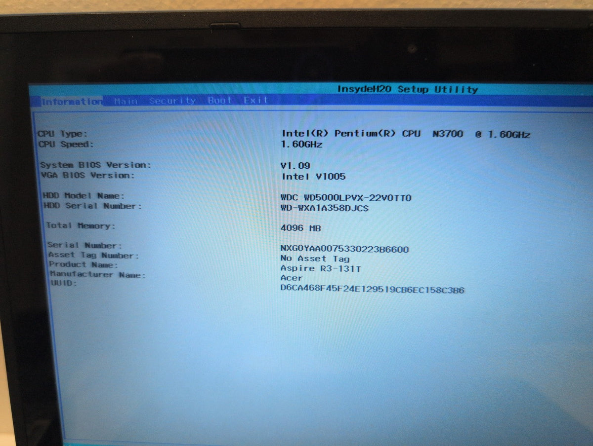 🎸 Acer Aspire R3-131T 11.6" Touchscreen Laptop N3700 CPU /4GB/500GB/NO OS(Read)