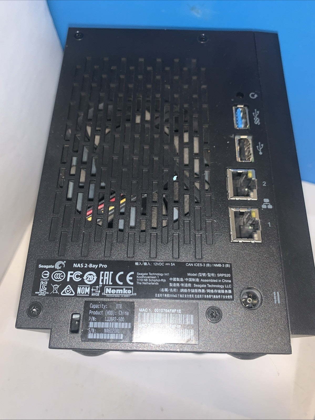 Seagate NAS 2-BAY Pro SATA NAS （not boot）