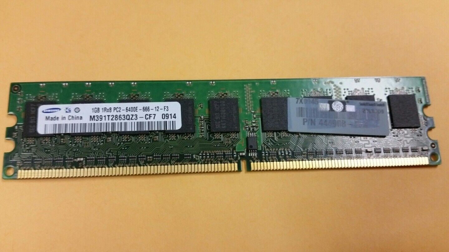 Samsung M391T2863QZ3-CF7 1GB PC2-6400E 1Rx8 800Mhz ECC workstation Memory