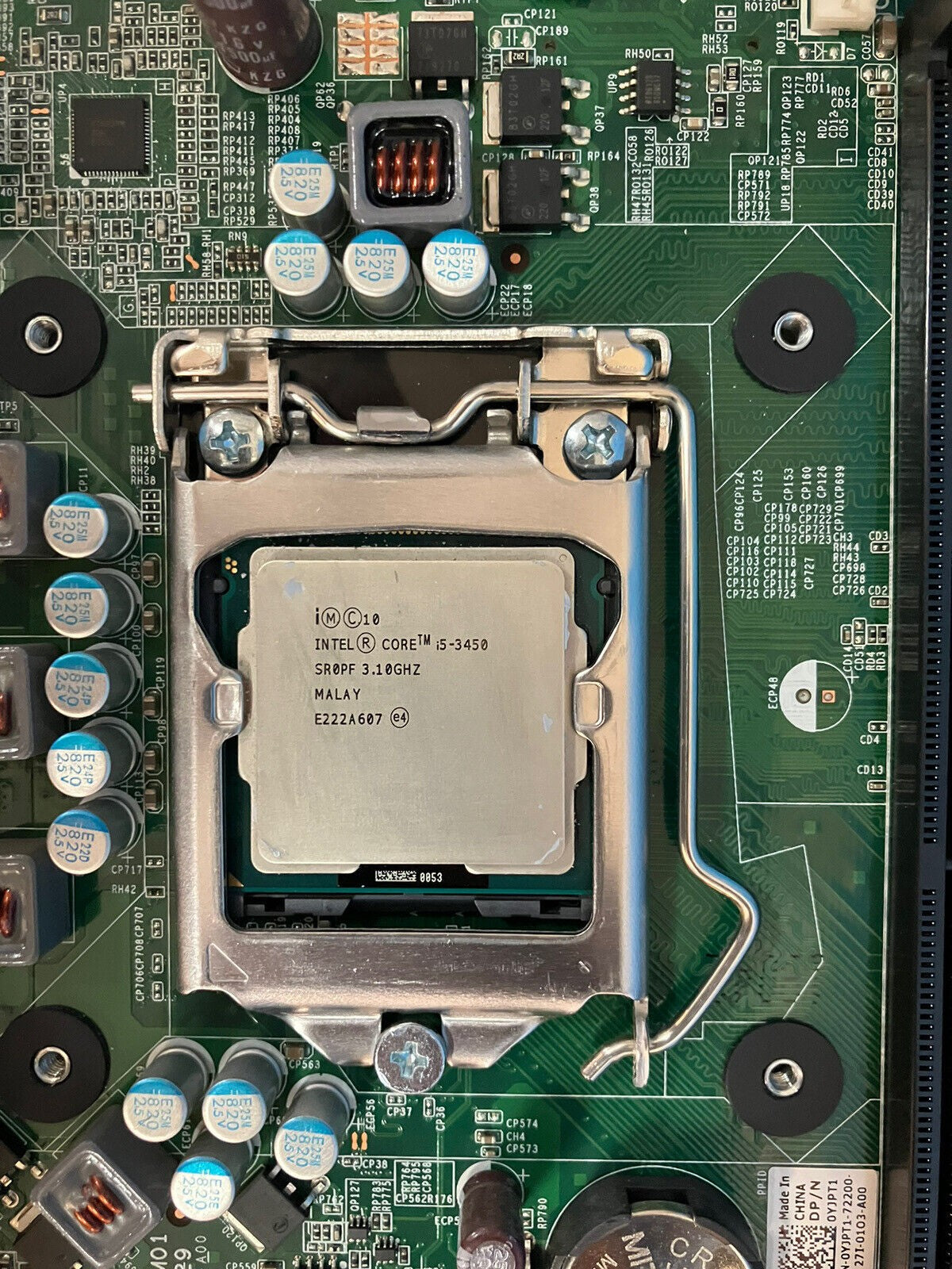 ~ DELL XPS Motherboard 0YJPT1 LGA1155 DDR3 W/ Intel Core i5-3450 & I/O Shield