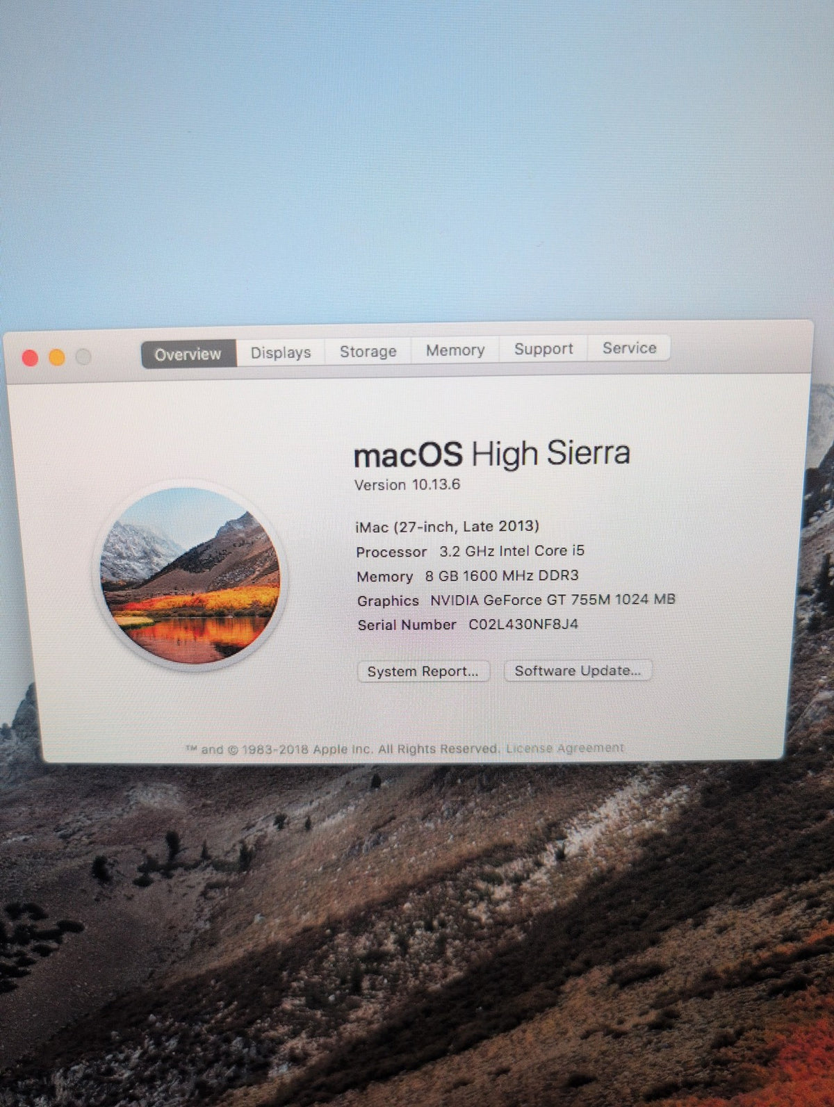 🎸 Apple iMac 27-inch A1419 Late 2013 3.2GHz Core i5 8GB RAM 1TB HDD Silver