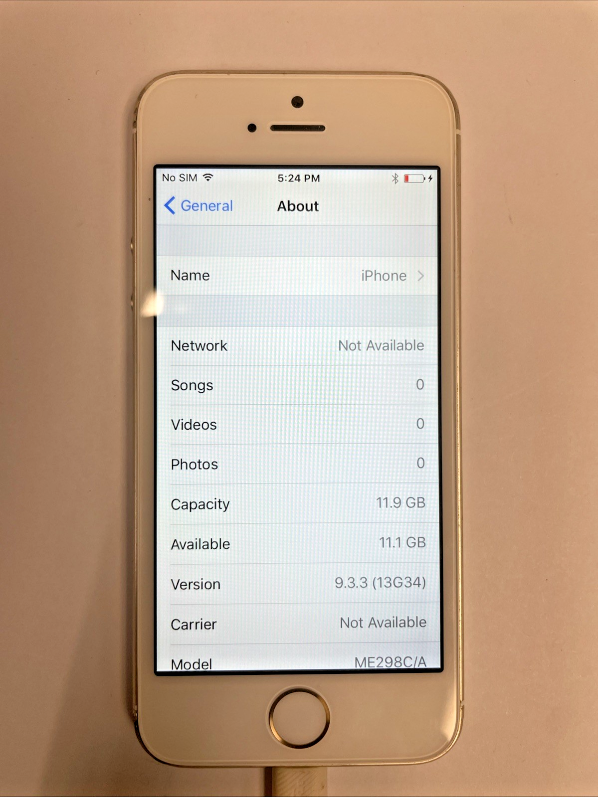 🔥Apple 16GB iPhone 5s A1533 Unlocked  Gold  +
