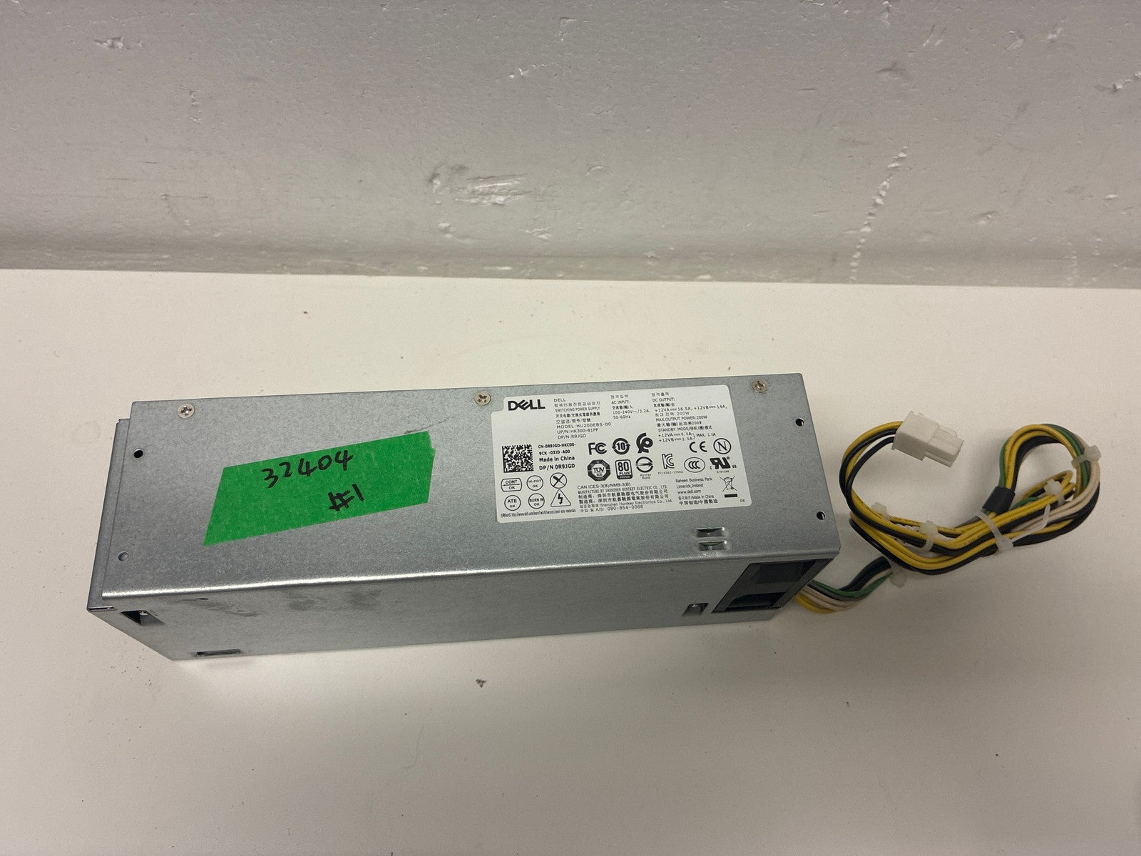 🔥 Dell HU200ENS-00 200W SFF Small Form Factor Desktop Power Supply 0R93GD