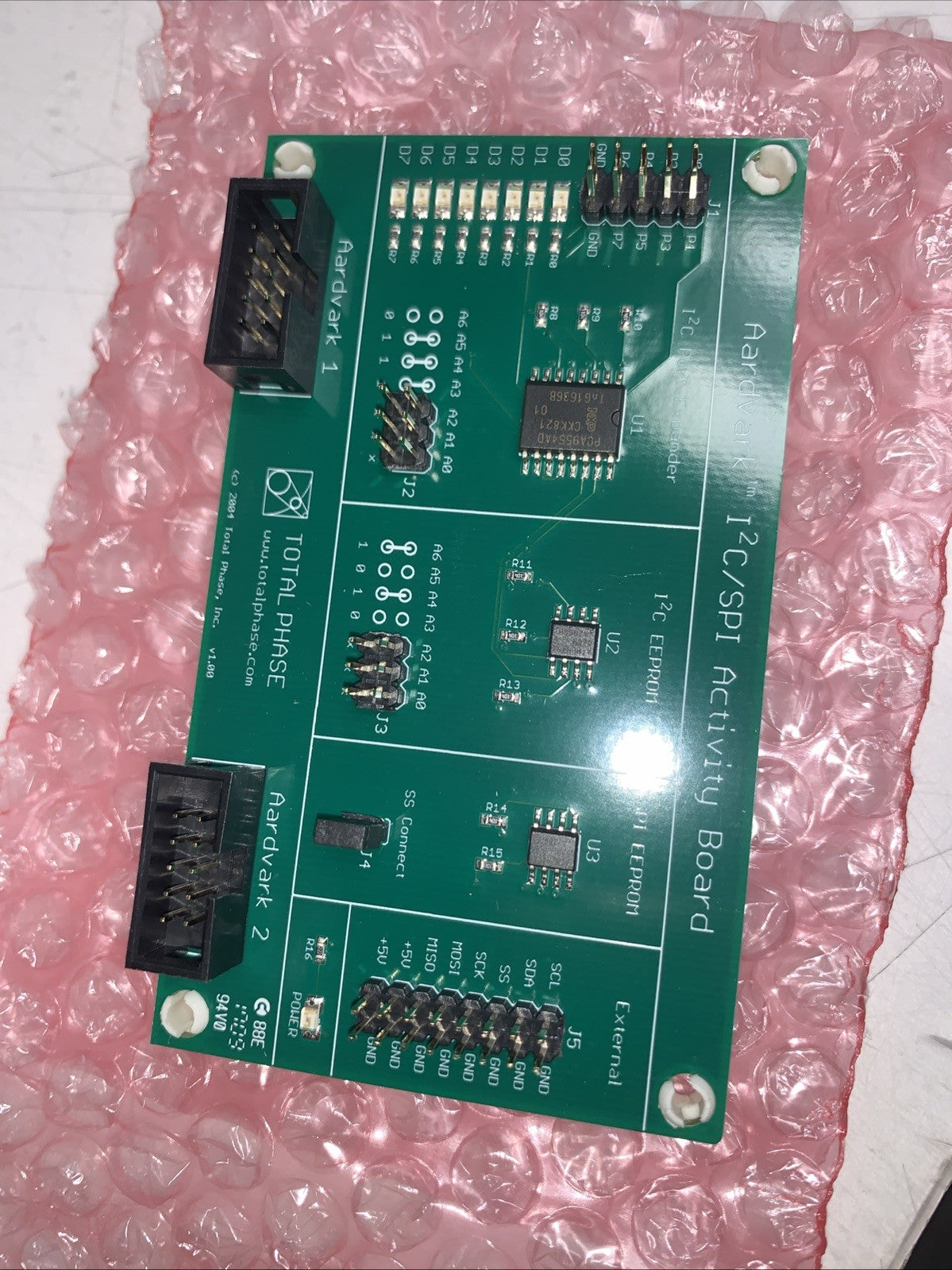 🔥 Total Phase Aardvark + Beagle I2C SPI Analyzer Kit Activity Board Cables set