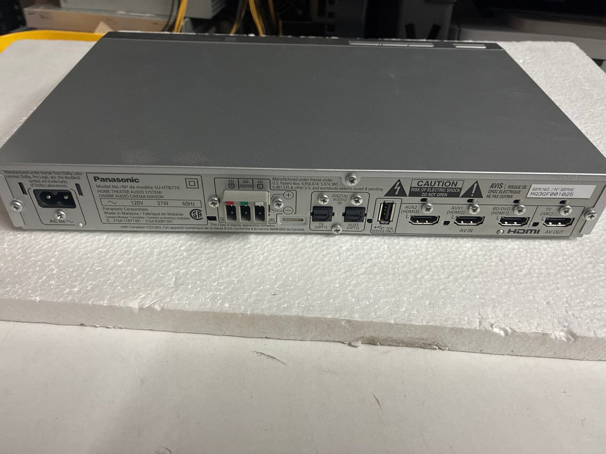 🔥 Panasonic SU-HTB770 Home Theater Audio System Amplifier (no remote)