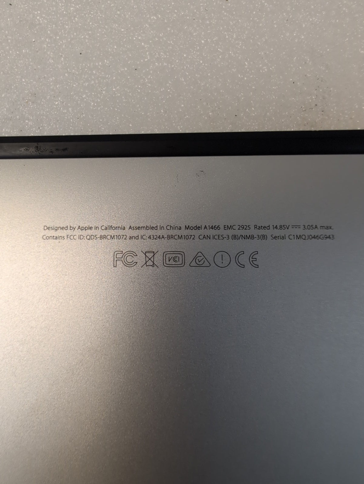 🎸 Apple MacBook Air 13-inch Early 2015 A1466 i5 1.6GHz 8GB 128GB SSD (No AC)