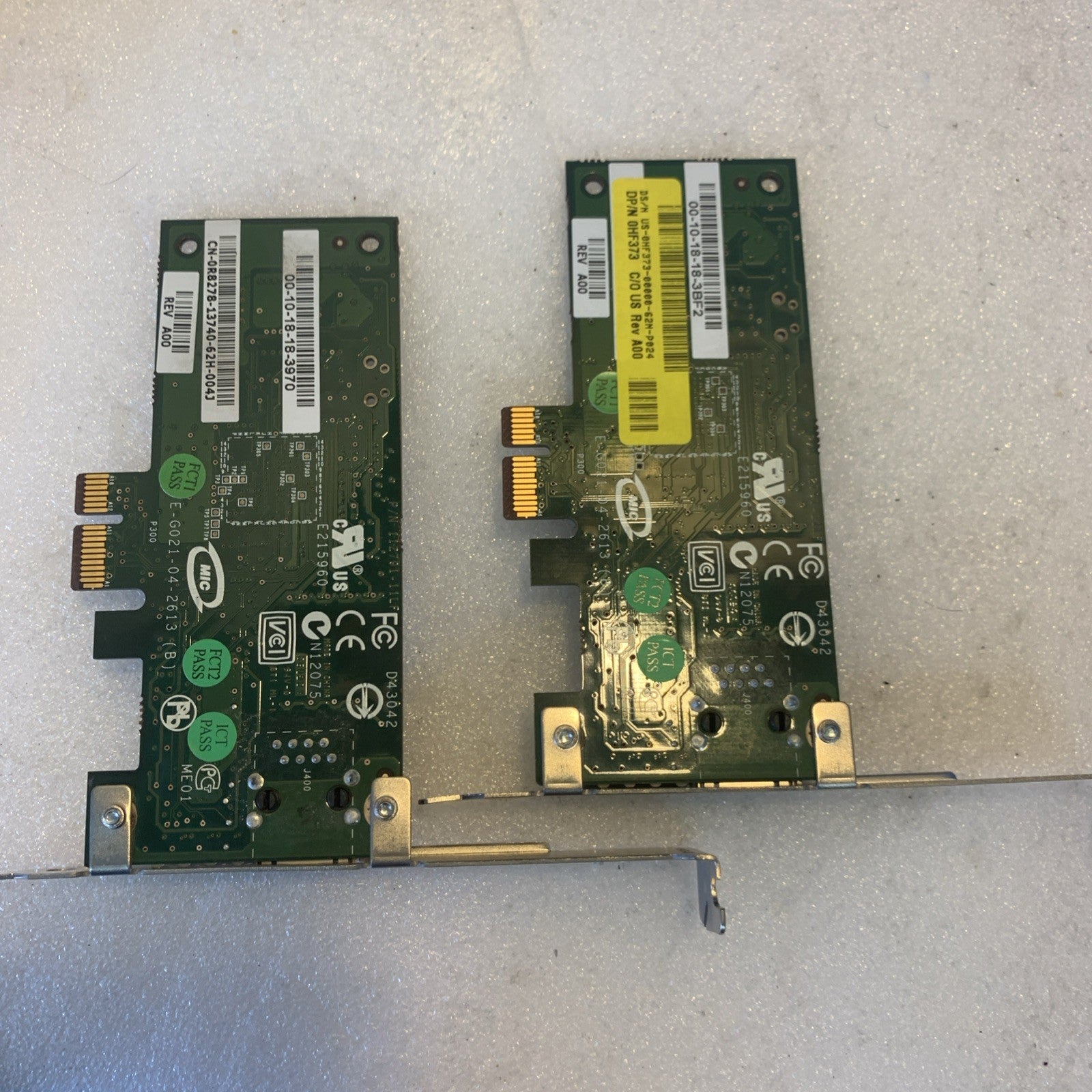 🔥 2x DELL BROADCOM NETXTREME R8278 HF373 GIGABIT PCI-E SINGLE PORT ADAPTER