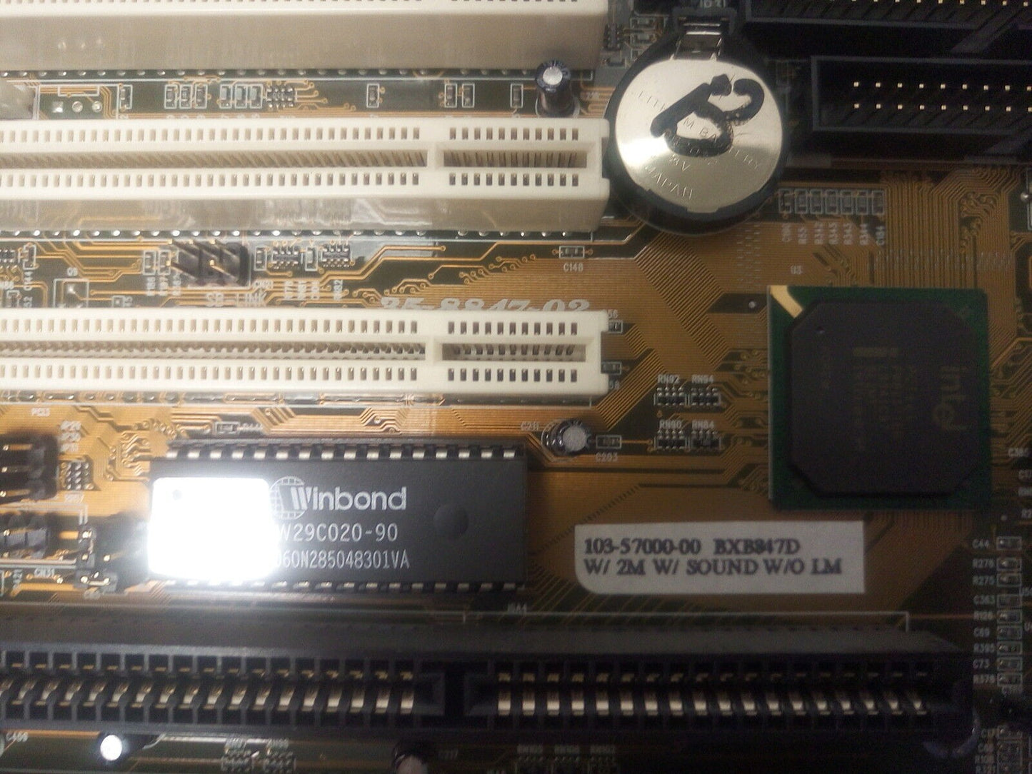 BXB8470D 103-57000-00 MAINBOARD motherboard W/P450 CPU