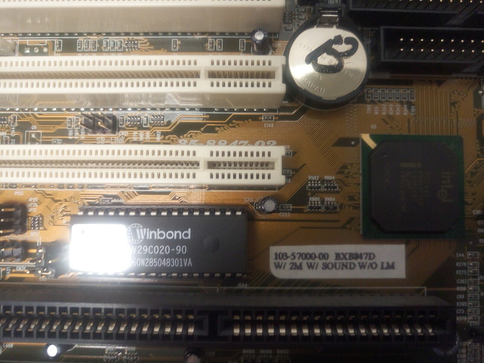 BXB8470D 103-57000-00 MAINBOARD motherboard W/P450 CPU