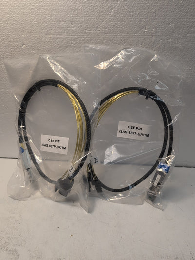 🔥 2x NEW CSE ISAS-887P-UR/1M CABLE -
