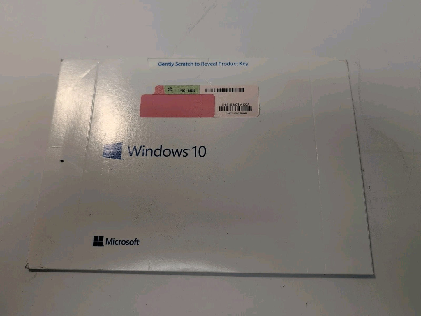 Sealed Microsoft Windows 10 PRO 64bit Full Version Installation DVD (NO KEY) -