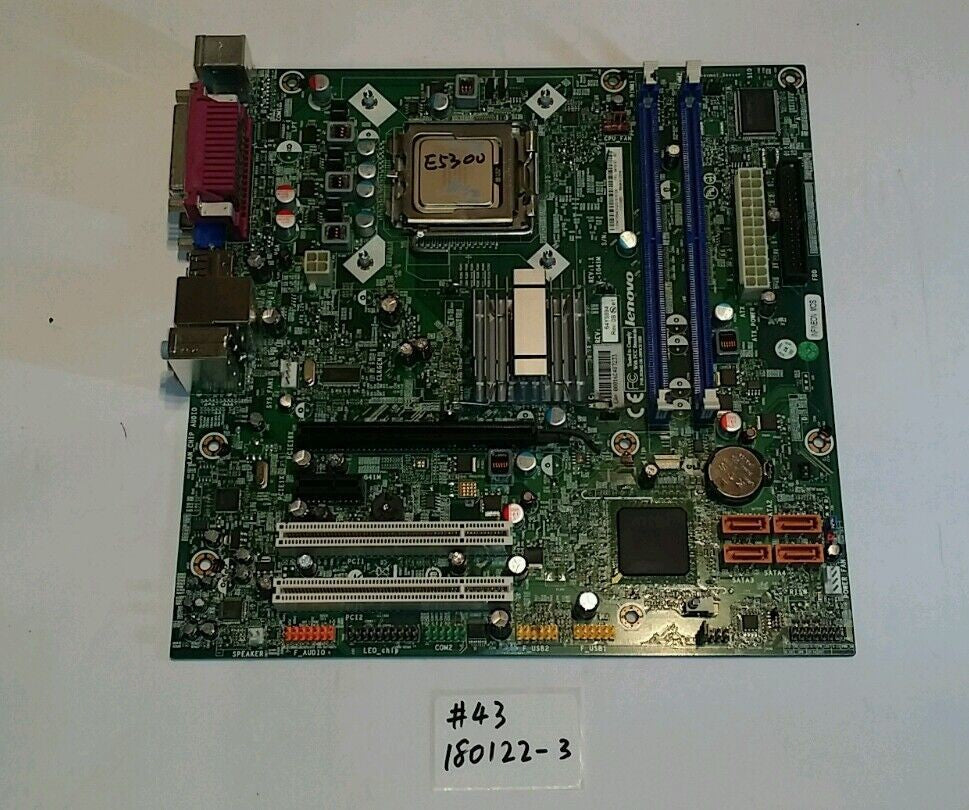 - IBM/Lenovo Motherboard L-IG41M 64Y5894 FRU 64Y9197 w/ E5300 CPU @
