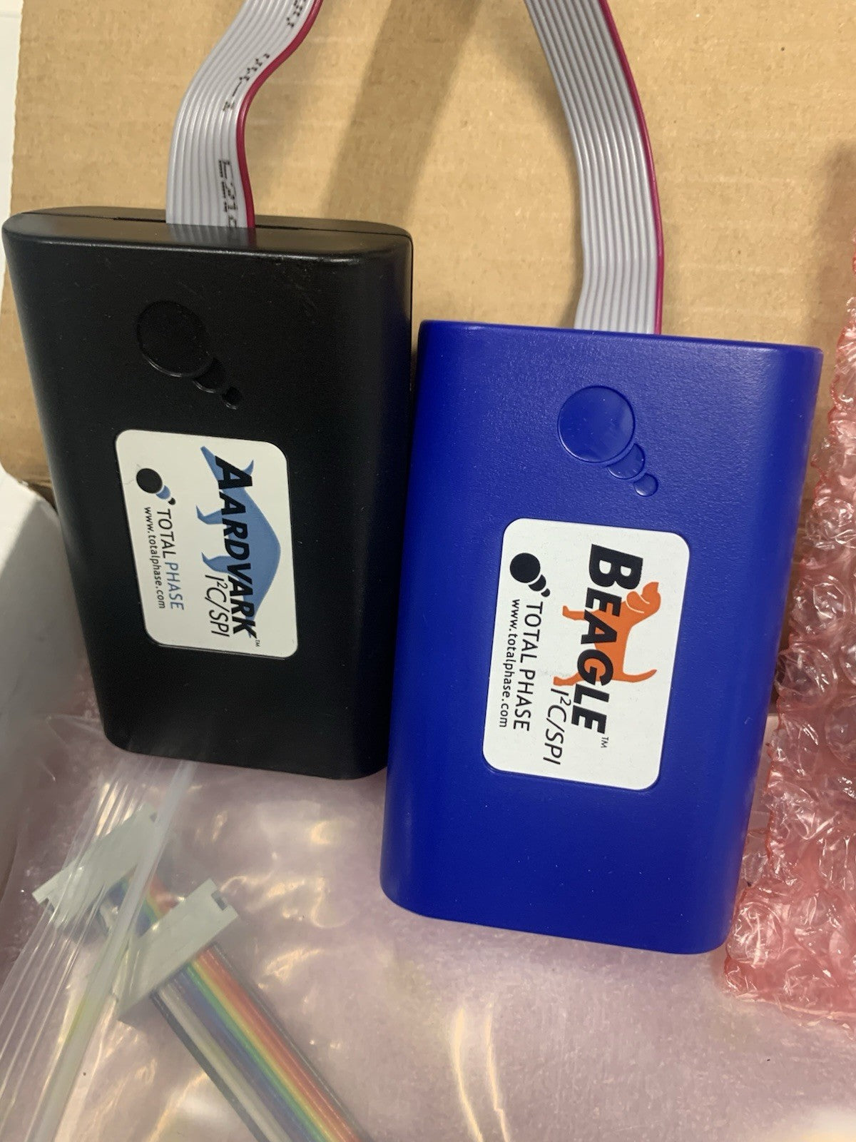 🔥 Total Phase Aardvark + Beagle I2C SPI Analyzer Kit Activity Board Cables set