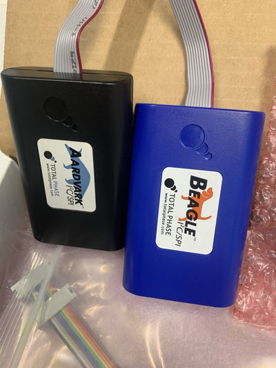 🔥 Total Phase Aardvark + Beagle I2C SPI Analyzer Kit Activity Board Cables set