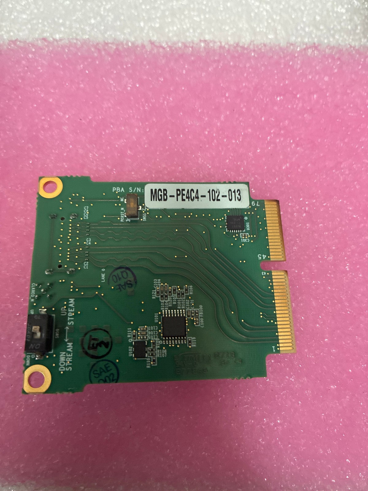 🔥 Intel NSG AADVARK MGB-PE4C4-102-013 PCIe Mini Card Debug Test Board