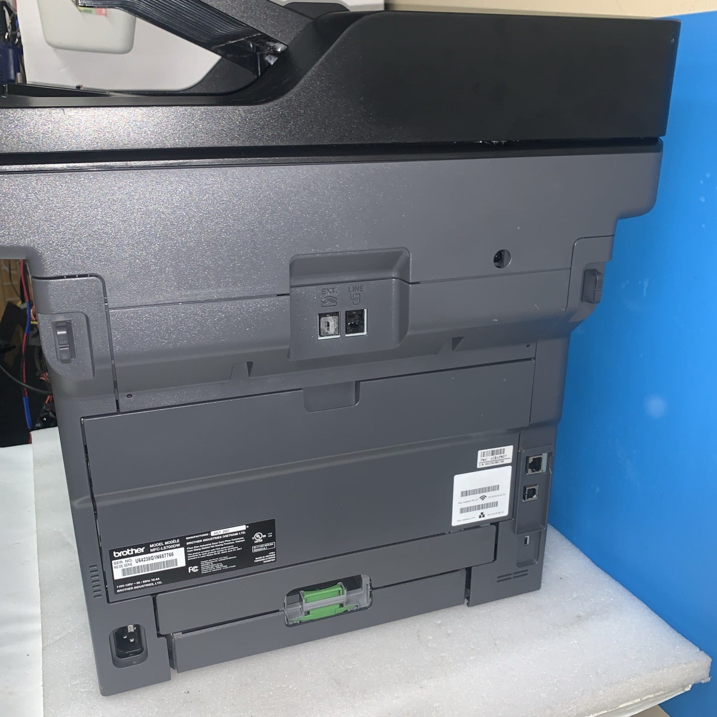 Free ship~Brother MFC-L5700DW Business Monochrome Laser Printer (page count 20k)